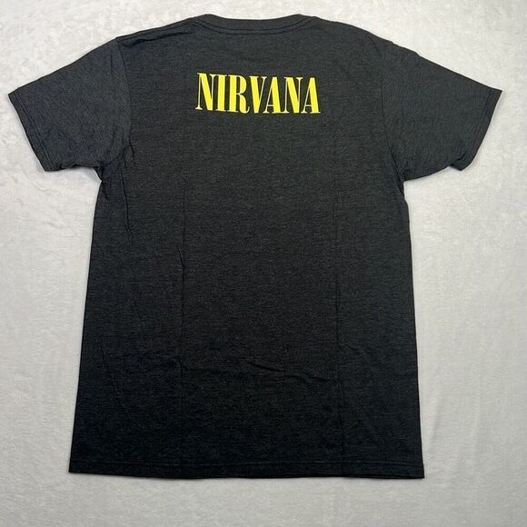 Nirvana smiley face double sided graphic print band concert T-shirt NWOT Men Med - Picture 5 of 5